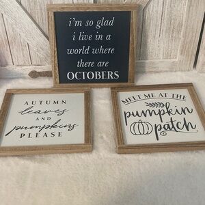 Target BP Fall Hanging Wall Signs